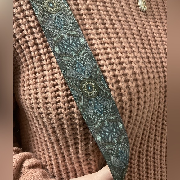 Stylish Boho & Blingy Removable Adjustable Strap “Made By Me”Crossbody Jean Bag! - Picture 6 of 16